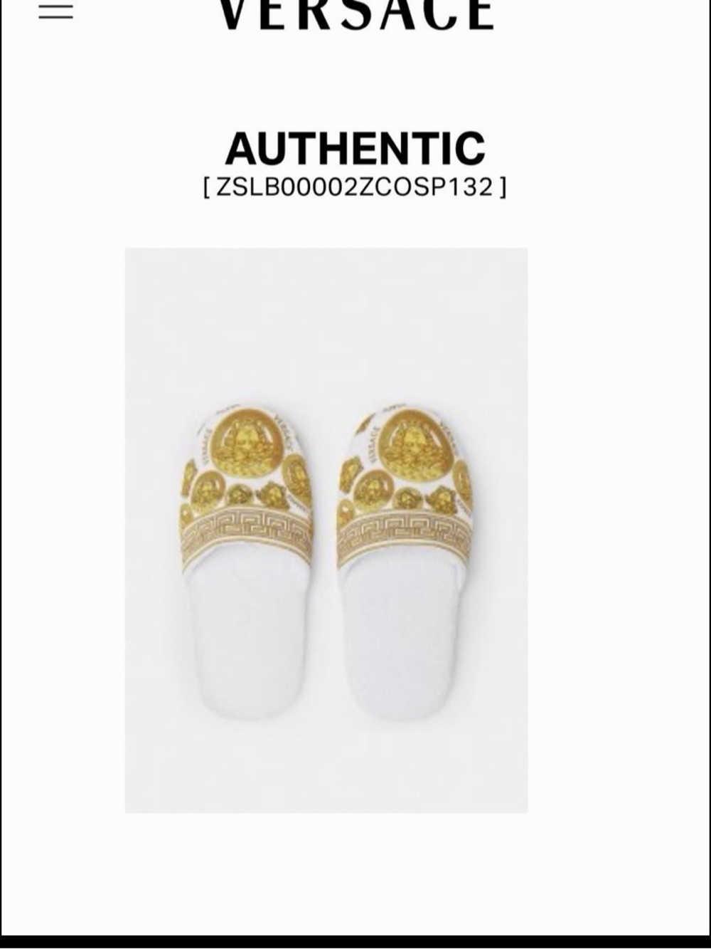 Versace Medusa Slippers